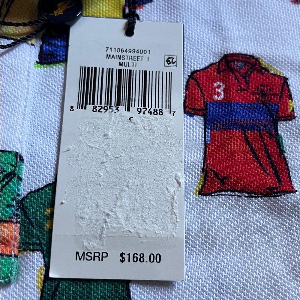 2XLT Polo Ralph Lauren Printed Shirt Cotton Bright Multicolor Mens 2XL Tall $168 - Picture 3 of 12